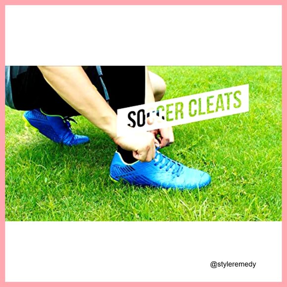 Firm Ground Soccer Cleats with Synthetic Upper and Rubber Sole main image 5